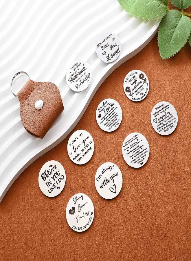 OUMILAN Pocket Hug Token Gifts for Men Boyfriend Girlfriend Inspirational Gift for Son Daughter Brother with Leather Keychain - Image 4